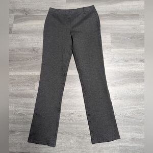 Quince Ultra Stretch Ponte Straight Leg Pants Charcoal Size XS Office
